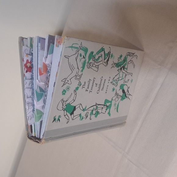 Hand Crafted Junk Journal Diary Notebook Children's Vintage Story Book Heirloom - Picture 1 of 16